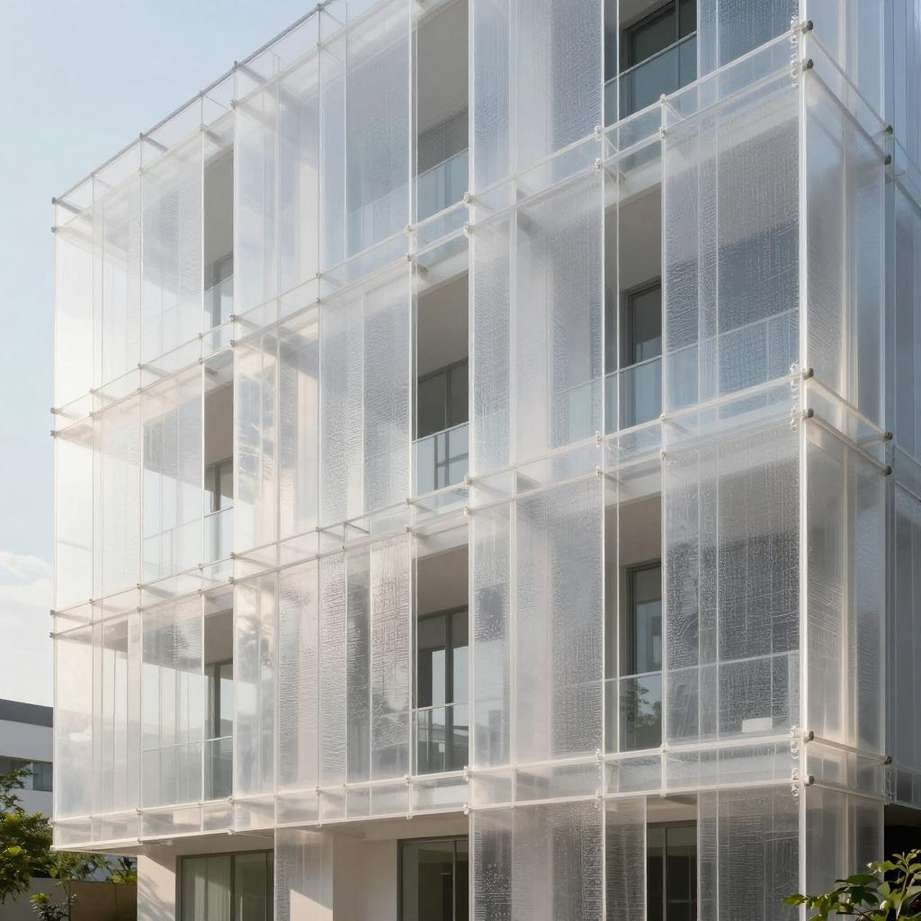 半透明聚碳酸酯面板如何提升建筑能效与美学价值