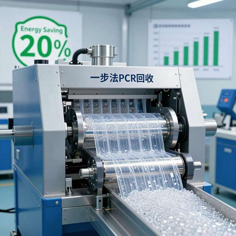 新型过滤配混挤出机实现一步法塑料回收，节能超50%