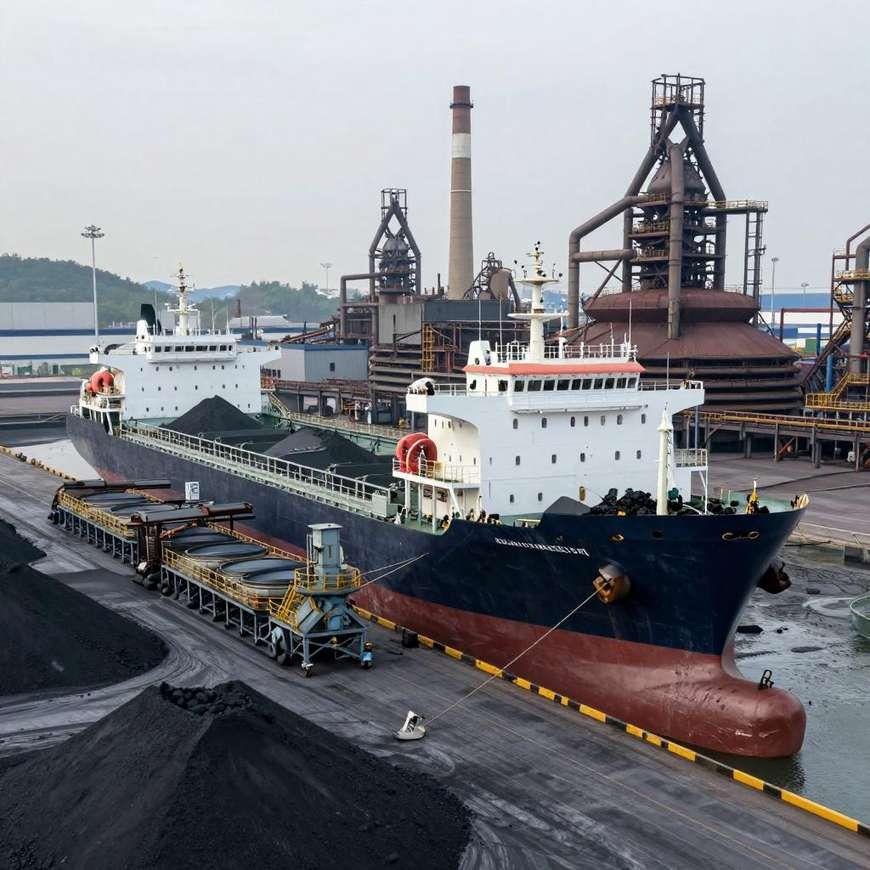 铁矿石烘干互配项目落户董家口港区，提升港口加工产业链价值