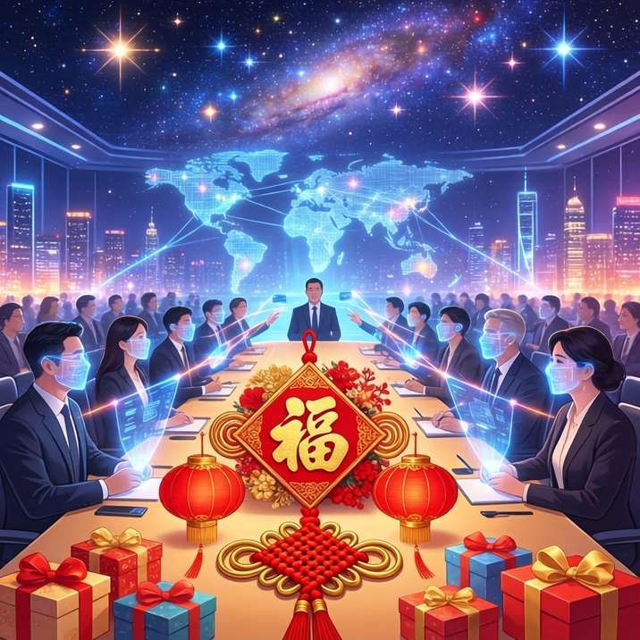 云端年会盛典直播邀约，共赏新春闪耀时刻与未来展望