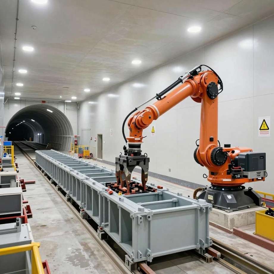 隧道箱涵拼装实现无人精调，毫米级精度引领行业变革