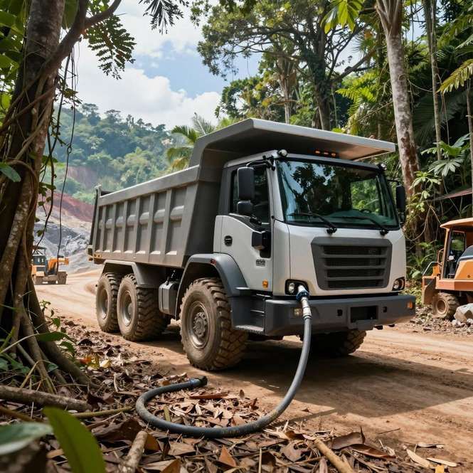 徐工纯电动自卸车助力东南亚矿业绿色转型