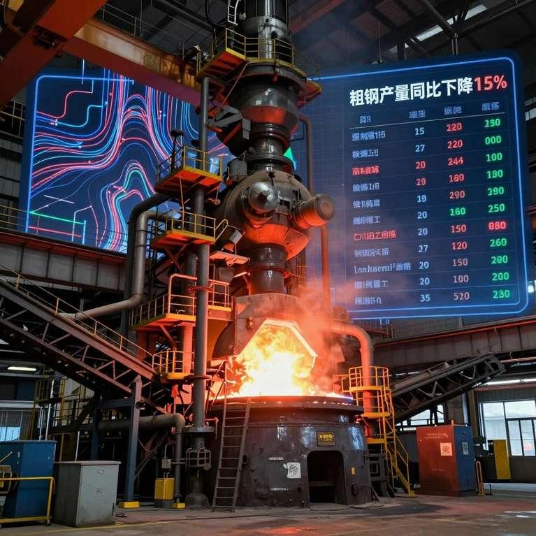 中国粗钢产量同比下降3.6%｜钢铁行业数据解读