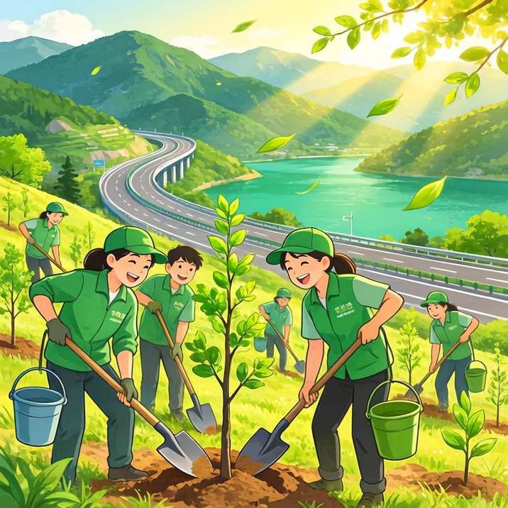 共植希望同绘绿景｜铁建高速绿色行动全攻略
