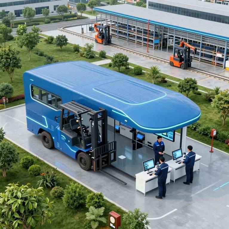 陶家晋调研新能源智能叉车产业园｜高质量发展核心技巧