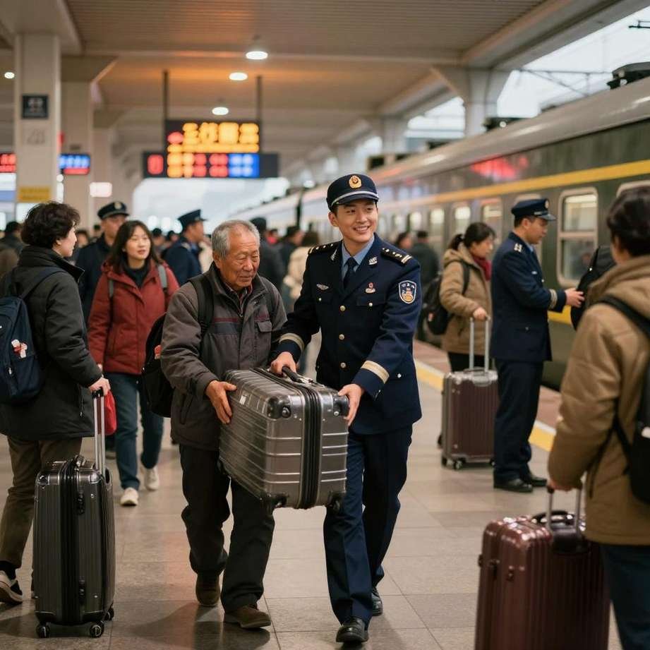 春运铁路人坚守岗位｜温暖旅途背后的守护者