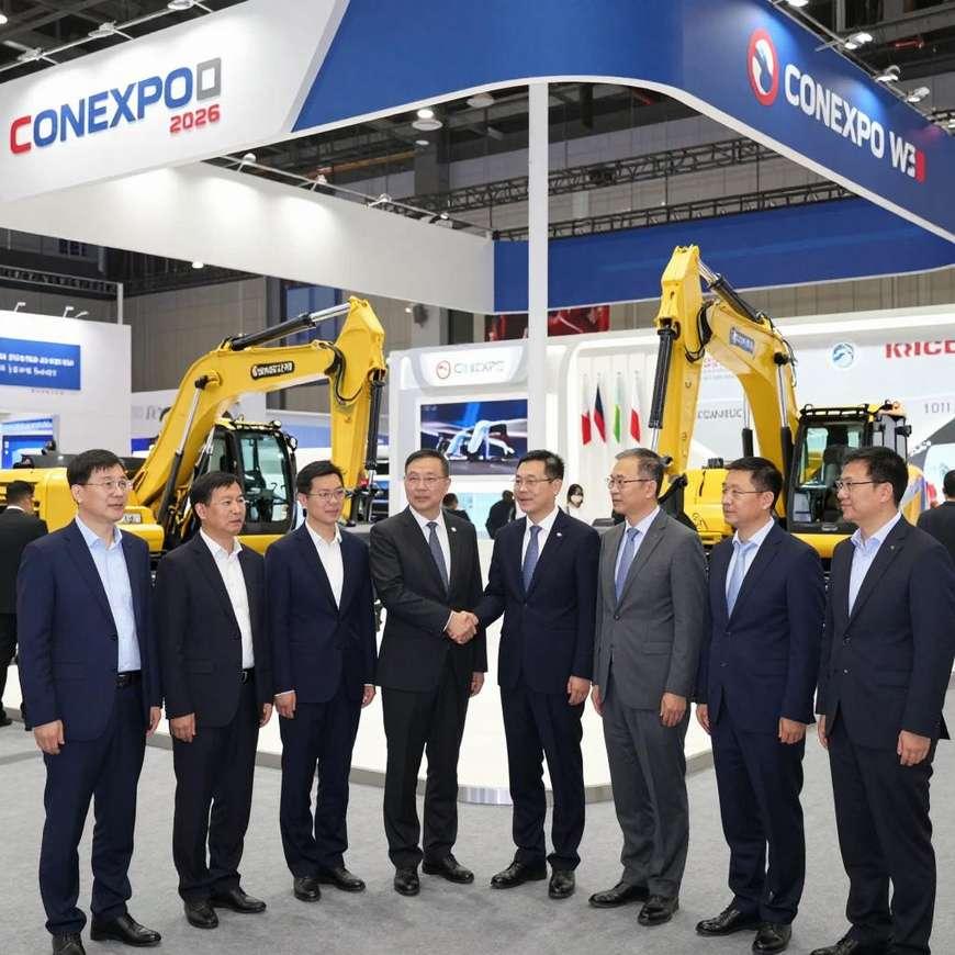 中国工程机械企业赴美参展交流｜CONEXPO 2026欢迎仪式全攻略