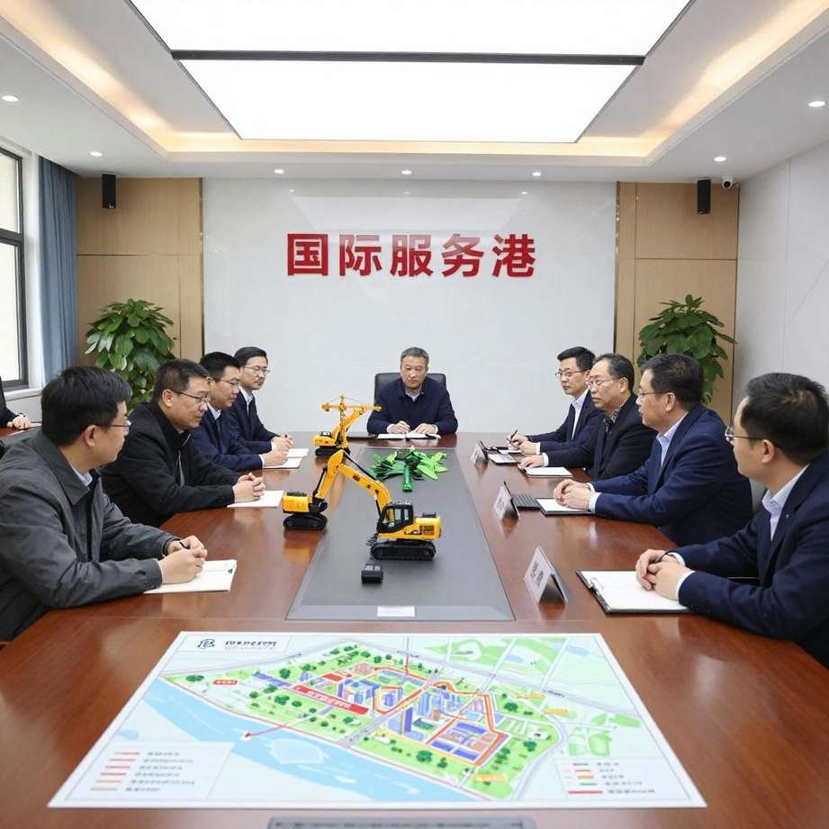 田家庵区长考察协会共商工程机械产业发展｜合作发展全攻略