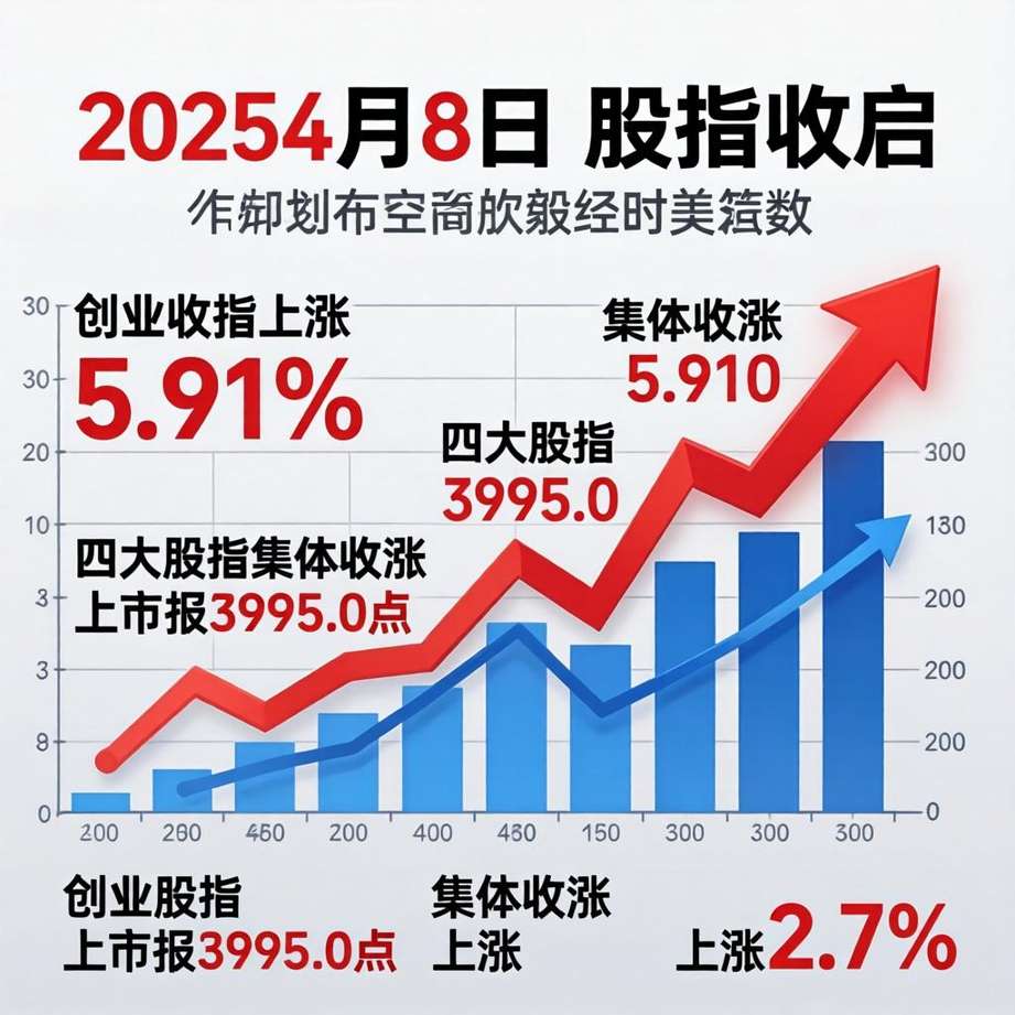 A股收盘：创业板指涨5.91%的行业影响深度解读