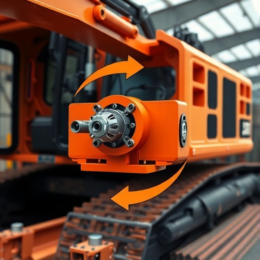 一体集成高效可靠｜摆线马达让微挖回转更平稳安全