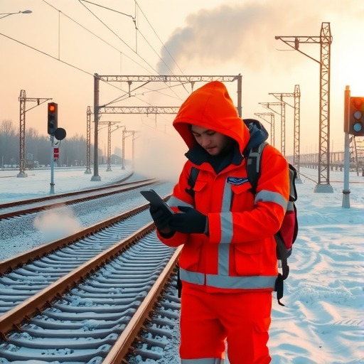 00后信号工守护中国最北铁路春运安全