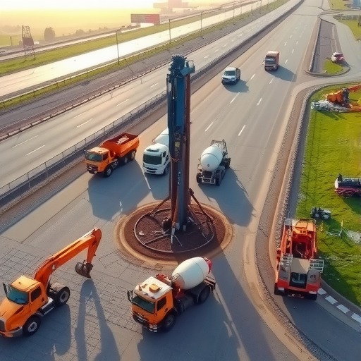 老河口至南漳高速首桩开钻 进入实质性施工阶段