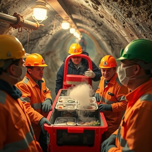 免费热餐送井下，矿工班中享暖意，企业关怀落到实处