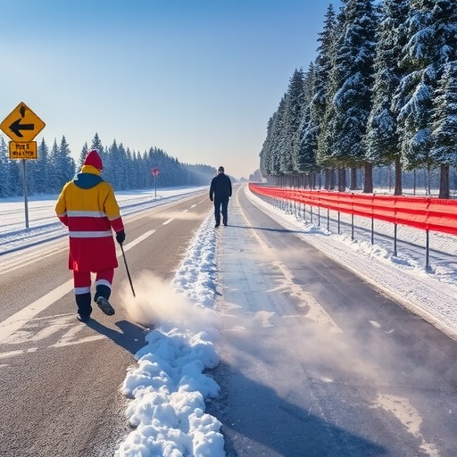 快速融化零下30度道路结冰！甘肃公交建团队研发新型融雪剂