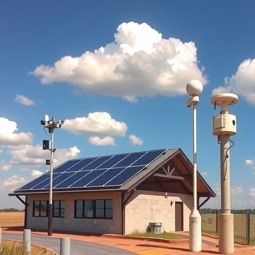 公路运营公司济乐项目经理部省级气象观测站建成投用