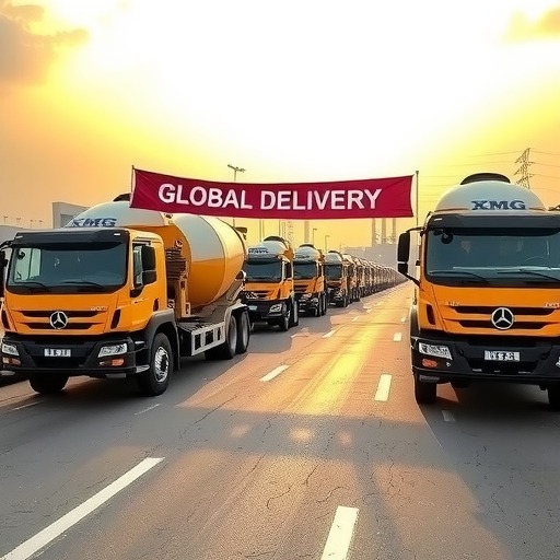 全球！发车！徐工百台混凝土机械发车擂响“开门红”战鼓