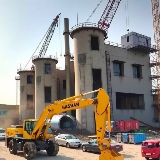 江西分宜海螺水泥两条熟料线拆除