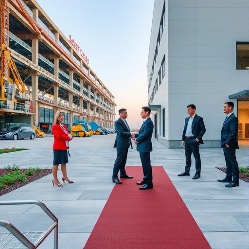 中国银行党委委员、副行长武剑莅临三一集团长沙产业园