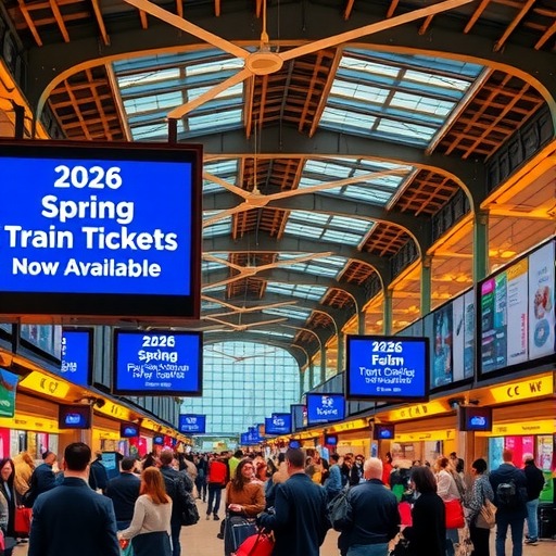 2026年铁路春运火车票今日开售