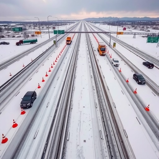 抗冰除雪 主动防御｜央视连线播报：8省区国省干线30个路段封闭管控