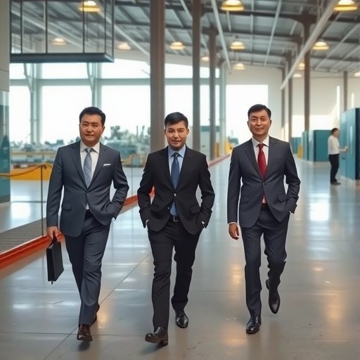 中国出口信用保险公司湖南分公司总经理蔡旺到访山河智能