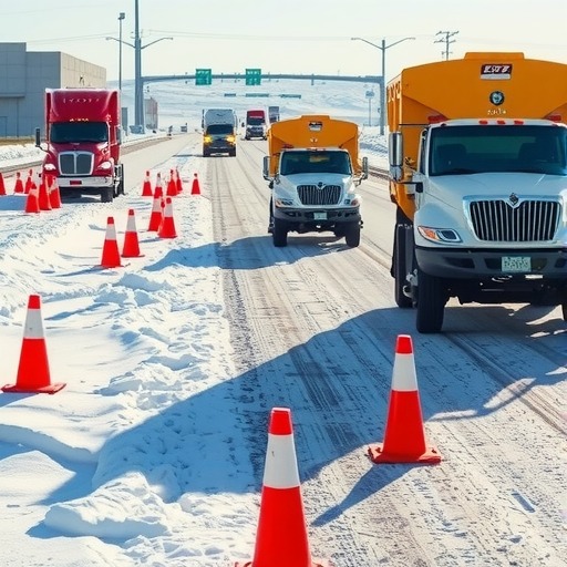 公路运营公司济宁项目管理部开展突发事件暨除雪防滑综合应急演练
