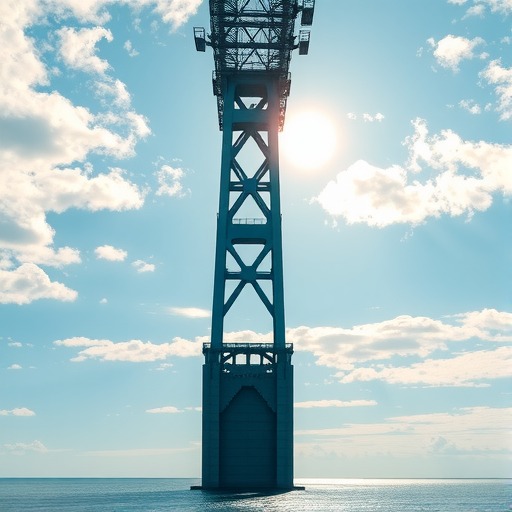 世界最长跨海铁路桥首座主塔封顶！