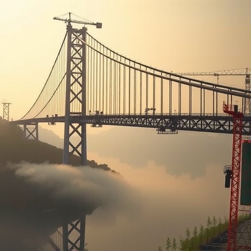 湖北上新！长江最宽钢桁梁悬索桥在三峡段开建