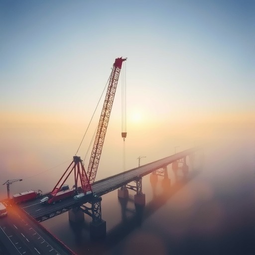 全线首架！李埠长江公铁大桥项目新年“荆”彩加速