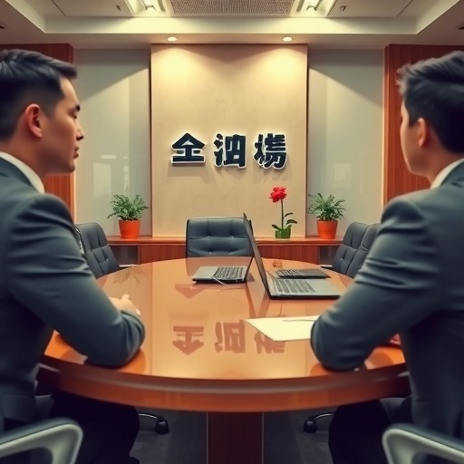 王卫中高立平会见中国银行山东省分行客人