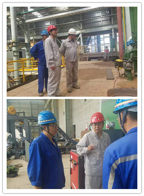 刘安强深入二期现场检查调研