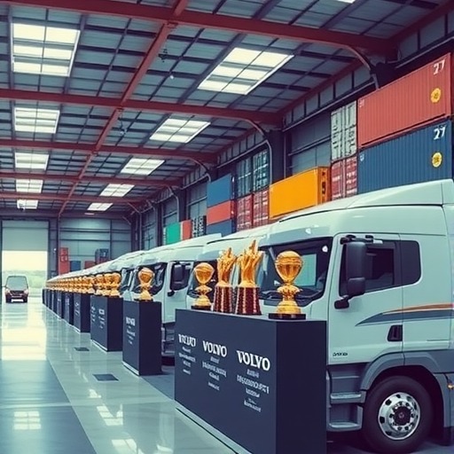 窝窝速递｜大沃荣膺“金旗奖”彰显企业担当，沃尔沃卡车多奖项领跑跨境运输，绿色创新