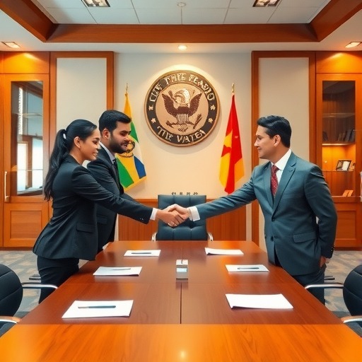 王卫中带队拜会东营市委书记满慎刚