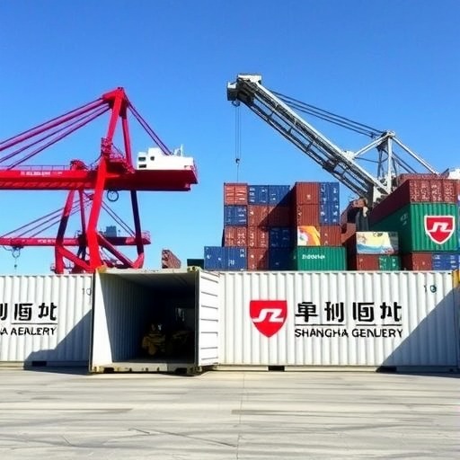 上海振华重工多个国外项目发运