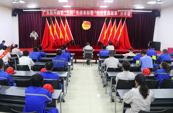 公司团委召开“五四”先进表彰大会暨我的青春故事分享会