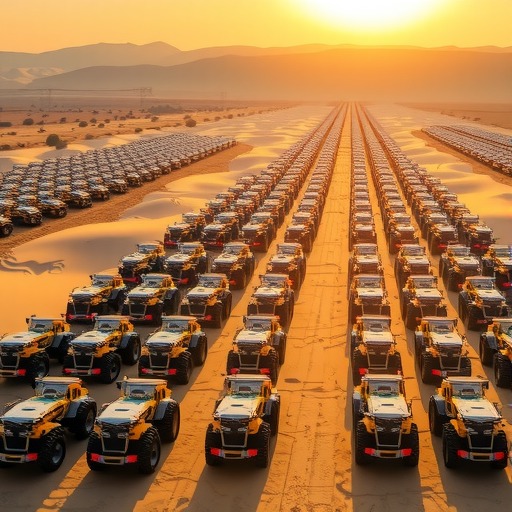 交付！200台徐工纯电动牵引车助戈壁“绿色转身”