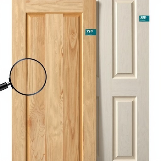 如何鉴别复合实木门的木皮与纸皮 价格、油漆、纹理，三招帮你看穿(图3)