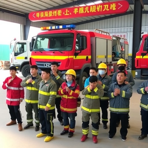 广东新兴铸管组织开展11.9消防宣传日活动