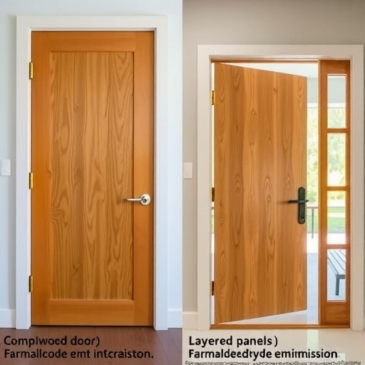 实木烤漆门和实木复合门的区别及甲醛问题探讨