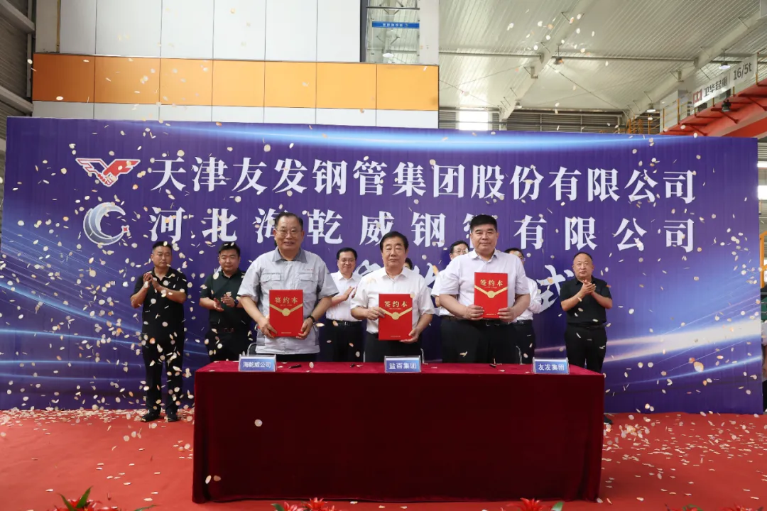 热烈庆祝友发集团与海乾威成功签署合作协议(图2)