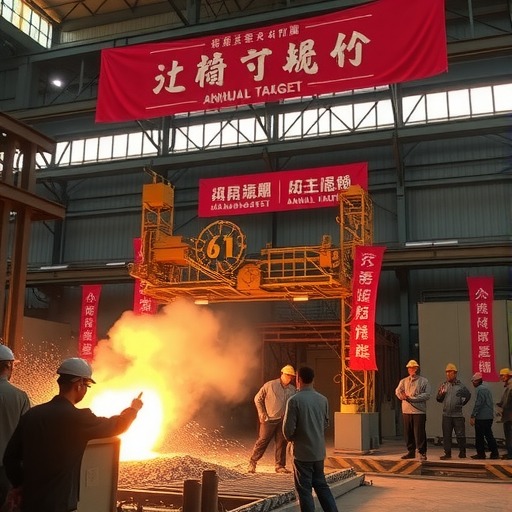 奋战四季度 夺全年目标——铸管生产“双节”期间吹响冲锋号角！