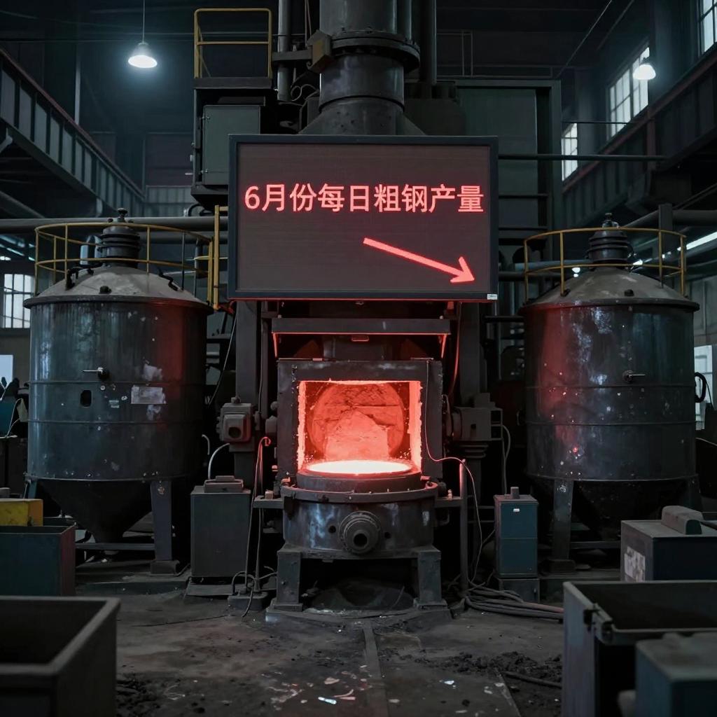 六月份粗钢日产或将维持下降态势