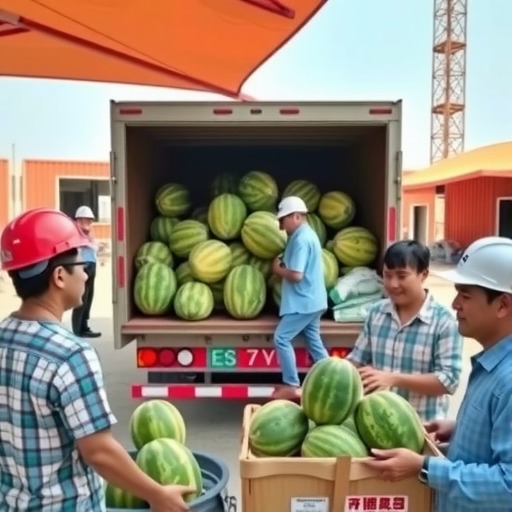 新疆西瓜送到手 关怀清凉伴酷暑——公司工会防暑降温送清凉活动暖人心