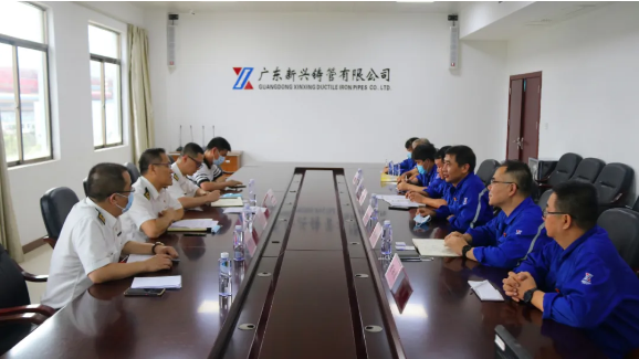 阳江海关到我司现场交流调研