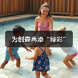 为创森再添“绿彩”(图1) 为创森再添“绿彩”(图1)