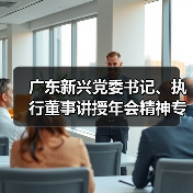 广东新兴党委书记、执行董事讲授年会精神专题党课(图2) 广东新兴党委书记、执行董事讲授年会精神专题党课(图2)