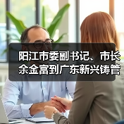阳江市委副书记、市长余金富到广东新兴铸管调研（图3）