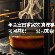 年会宣贯求实效 党课学习凝共识——公司党委委员到所在党支部讲授专题党课