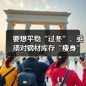 要想平稳“过冬”，亟须对钢材库存“瘦身”（图4）