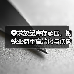 需求放缓库存承压，钢铁业倚重高端化与低碳化破局